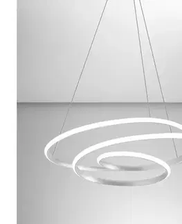 Svietidlá Gea Luce DIVA S G BIANCO - LED Stmievateľný luster na lanku DIVA LED/44W/230V biela DIVA S/G BIANCO