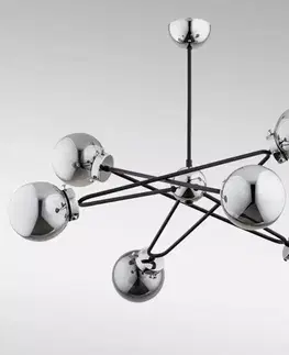 Moderné lampy do obývačky Luster Sagito chróm 25616 Lw6