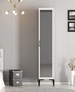 Šatňové skrine Šatníková skriňa Kumsal R - White