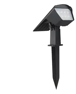 LED osvetlenie  LED solárne svietidlo 2v1 LED/1,3W/3,7V 3000/4000/6400K IP65 1200 mAh 23996