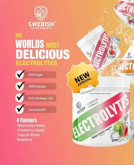 Iónové/iontové nápoje Electrolytes Clear - Swedish Supplements 240 g Tropical Breeze