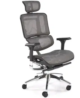 Kancelárske kreslá Otočné kreslo Ethan sivá