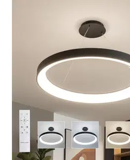Svietidlá BRILAGI - LED stmievateľný luster FALCON II LED/108W/230V 3000-6500K pr. 80 cm čierna + DO BRCD2668-800/CR