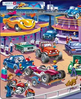 LARSEN puzzle Larsen Puzzle Puzzle Autá - Depo Larsen US19-ZZ