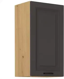 Kuchynské skrinky visiace Kuchynská skrinka STILO grafit mat/artisan 40g-72 1f