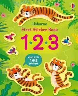 Nalepovačky, vystrihovačky, skladačky First Sticker Book: 123 - Alice Beecham,Lucas Gareth