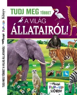 3D, magnetické, priestorové knihy Tudj meg többet a világ állatairól!