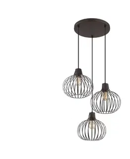 Svietidlá Globo 33379311 - Závesné svietidlo na lanku MATEO 3xE27/40W/230V 33379311