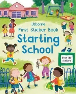 Nalepovačky, vystrihovačky, skladačky First Sticker Book Starting School - Holly Bathie,Joanne Partis