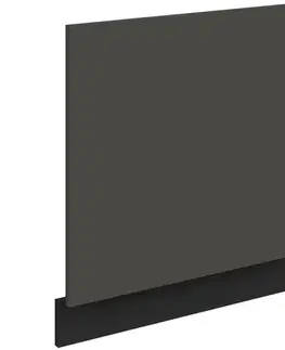 Dvierka a čelá zásuviek pre kuchynske skrinky Dvierka na umývačku Zm Aria-Gr/Bl Anti Fingerprint 570x596