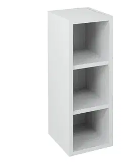 Kúpeľňový nábytok SAPHO - ESPACE otvorená policová skrinka 20x60x22cm,biela ESC140-3030