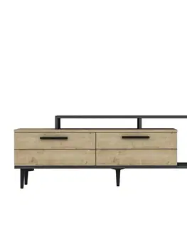 TV stolíky ORIN TV stolík na nožičkách, dub / antracit
