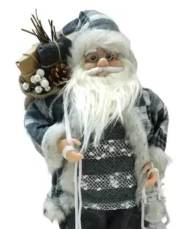 Vianočné dekorácie MAKRO - Santa dekoračný 45cm