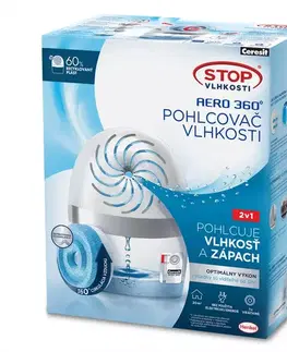 Kúpeľňové doplnky Ceresit STOP Vlhkosti AERO 360° prístroj 450g biely