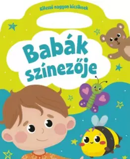 Nalepovačky, vystrihovačky, skladačky Babák színezője - Kifestő nagyon kicsiknek