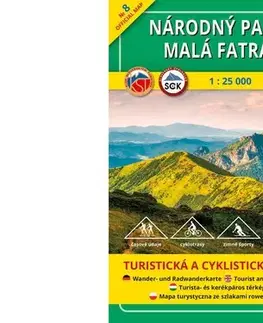 Turistika, skaly TM 8 - Národný park Malá Fatra vyd. 2021
