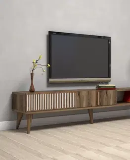 TV stolíky TV stolík Milan - Walnut