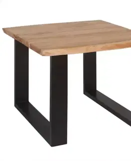 Konferenčné stolíky v podkrovnom štýle Konferenčný stolík Hector U 9500 Prírodná/Čierna