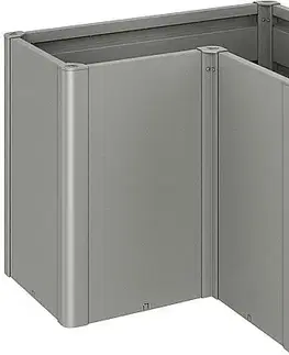 Truhlíky Biohort Hrantík BIOHORT Belvedere L 103 x 103 x 77 cm (sivý kremeň metalíza)