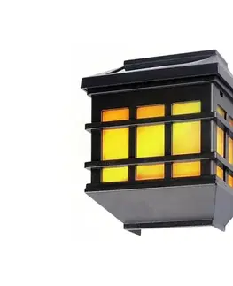 Svietidlá  LED solárne nástenné svietidlo so súmrakovým senzorom LED/1,2V 600 mAh IP44 SOLAR WALL