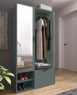 Predsieňový nábytok Predsieňový nábytok Milo Stone Green
