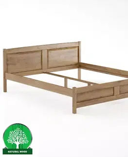 Drevené postele Posteľ borovica LK104–180x200 dub