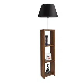 Lampy  Stojacia lampa AYD 1xE27/40W/230V hnedá/čierna 780SGN2615