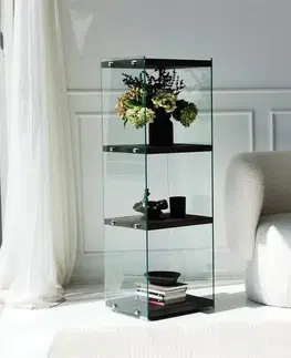 Knižnice Knižnica Aqua 3 - Anthracite