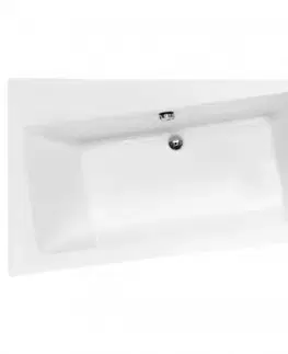 Obdĺžnikové vane Vaňa Infinity 160/100 L+nohy