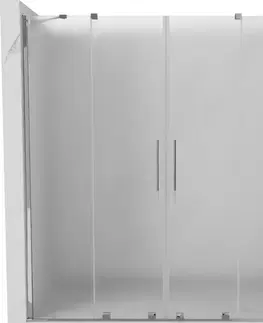 Sprchovacie kúty MEXEN/S - Velar Duo posuvné sprchové dvere 180, dekor, chróm 871-180-000-32-01