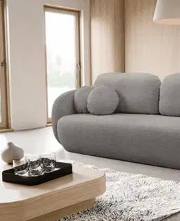 Pohovky ArtLas Rozkladacia pohovka OLIO | sivá