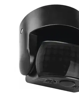 Svietidlá  Vonkajší PIR snímač pohybu a súmraku 1200 W/230 V IP65 čierny GS14251
