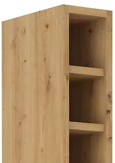 Kuchynské skrinky STELLA 15 G-72 kuchynský regál, dub Artisan
