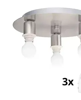 Svietidlá Eglo - LED Stropné svietidlo MY CHOICE 3xE14/4W/230V chróm/biela 1xEG31131+3xEG94749