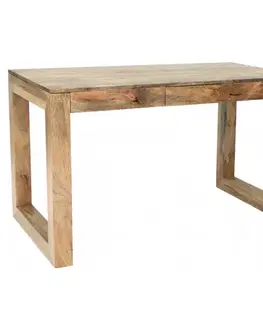 Písacie a pracovné stoly Písací stôl Hina 130x76x70 z mangového dreva