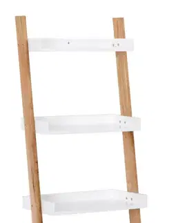 Kúpeľňový nábytok Set poličky a nosníkov Naturel Home biela/orech mat 53,5x170x40 cm HOMEP5B HOMEP5B