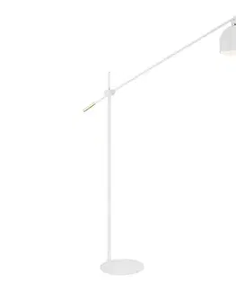 Lampy Argon 4734 - Stojacia lampa DETROIT 1xE27/15W/230V biela 4734