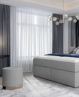 Postele ArtElta Manželská posteľ VIVRE Boxspring | 140 x 200 cm Farba VIVRE: Grande 81