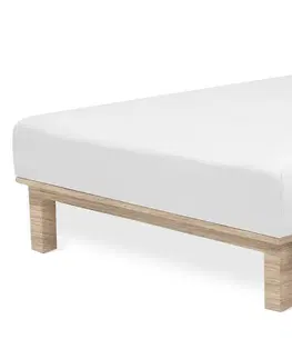 Plachty 4Home jersey prestieradlo Lycra biela, 140 x 200 cm
