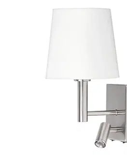 Svietidlá Rabalux 6539 - Nástenné svietidlo HARVEY E27/40W + LED/3W