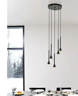 Svietidlá Eglo 97606 - LED Luster na lanku CORTADERAS 5xGU10/5W/230V 97606