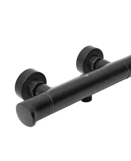 Kúpeľňové batérie Sprchová batéria SAT Dark bez sprchového setu 150 mm čierna SATBSDA268C SATBSDA268C