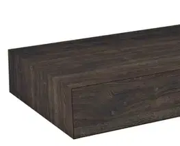 Kúpeľňový nábytok SAPHO - MORIAN umývadlová skrinka 120x14x48cm, dub čierny, ľavá MR122