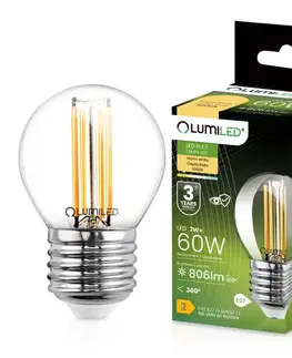 Žiarovky E27 Žiarovka LED  FIL 7W E27 806LM CB