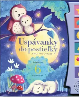 Zvukové knihy Uspávanky do postieľky - Prvé počúvanie