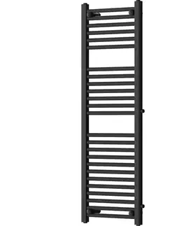 Radiátory do kúpeľne MEXEN - Mars vykurovací rebrík/radiátor 1200 x 400 mm, 439 W, čierna W110-1200-400-00-70-S
