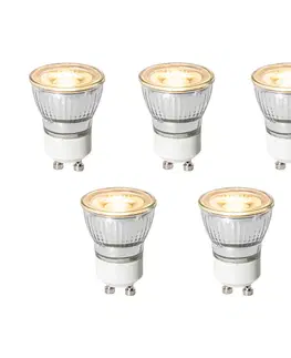 LED osvetlenie Sada 5 GU10 3-stupňových stmievateľných LED žiaroviek 35 mm 4W 220 lm 2700K