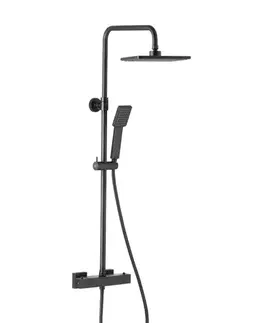 Kúpeľňové batérie KFA KFA - LOGON termostatický sprchový set, čierna 5746-910-81