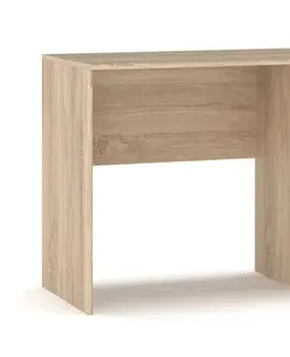 Písacie a pracovné stoly KONDELA Teyo 1S pc stolík dub sonoma