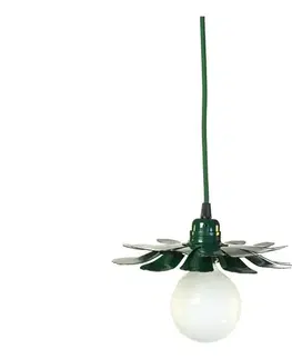 Svietidlá Bohemia-Design - Luster na lanku 1xE27/60W/230V zelený LSE-ZE1